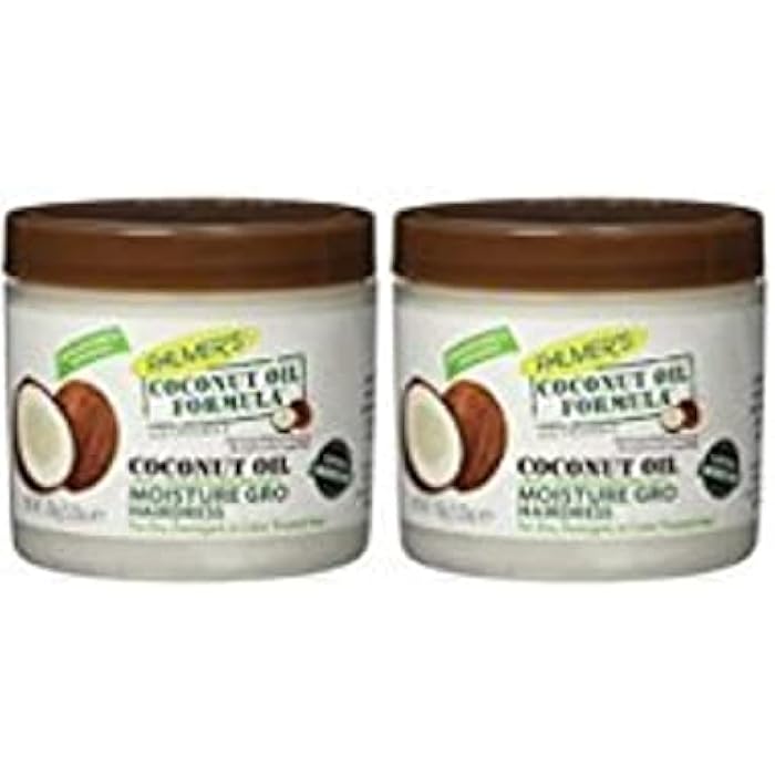 Palmer's Coconut Oil Moisture Gro Hairdress Jar 5.25 Ounce (155ml) (2 Pack)